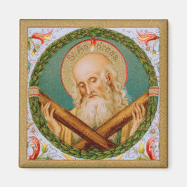 St. Andrew the Apostle (JMAS 02) Square Magnet