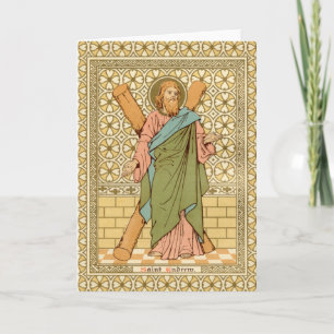 St. Andrew the Apostle (RLS 01) Blank Hälsning Kort