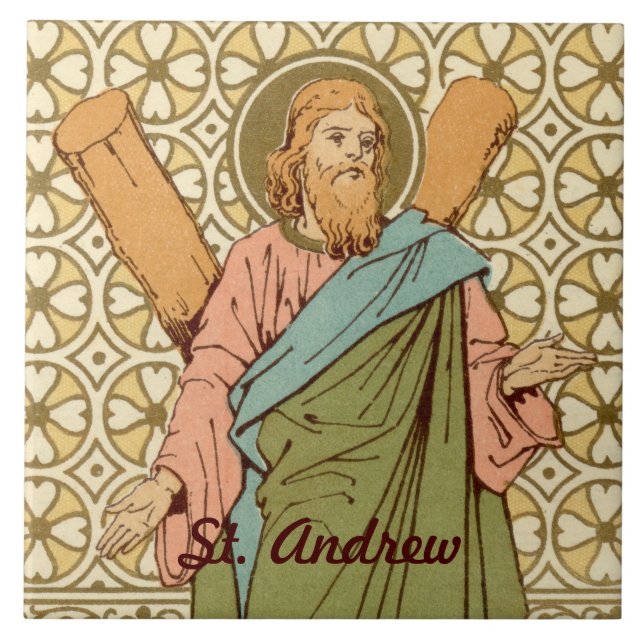 St. Andrew the Apostle (RLS 01) Kakelplatta (Framsidan)