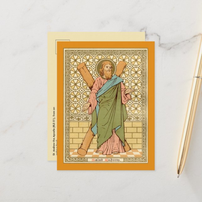 St. Andrew the Apostle (RLS 01) vykort 2 (Fram/Back In Situ)