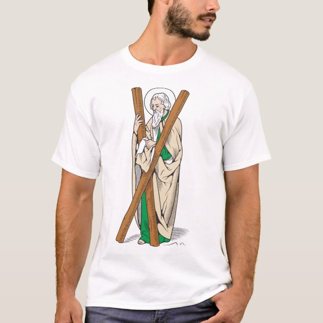 St Andrew The Apostle T Shirt (Framsida)