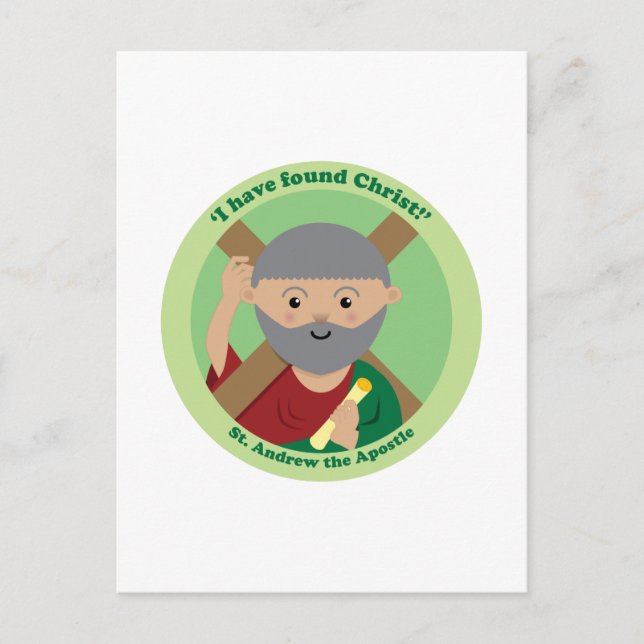 St. Andrew the Apostle Vykort (Framsida)