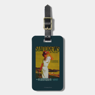 St Andrews Algonquinvintage PosterEurope Bagagebricka