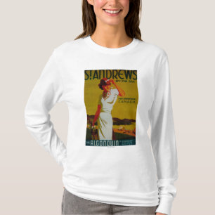 St Andrews Algonquinvintage PosterEurope Tröja