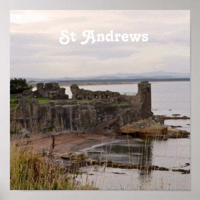 St Andrew's Castle Ruins Poster (Framsidan)