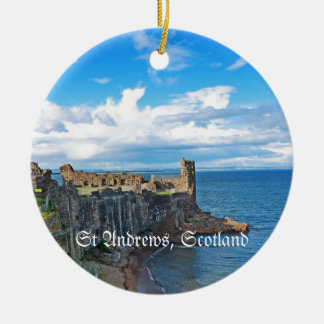 St Andrews Castle, Skottland Julgransprydnad Keramik