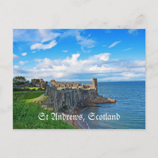 St Andrews Castle, Skottland, vykort
