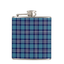 St Andrews District Tartan Hip Flask Fickplunta