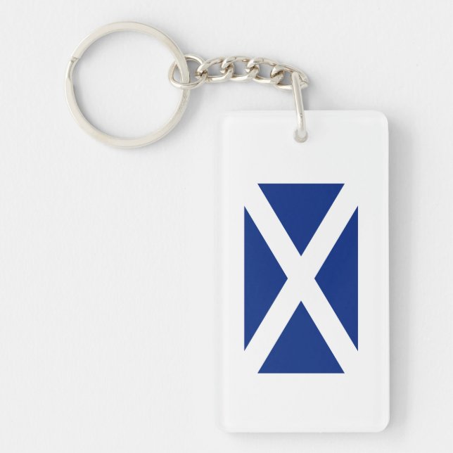 St Andrews flaggaskott Keychain Nyckelring (Framsidan)