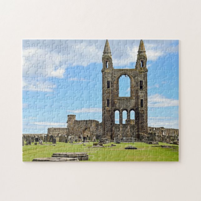 St Andrews-katedralen Skottland Pussel (Horisontell)