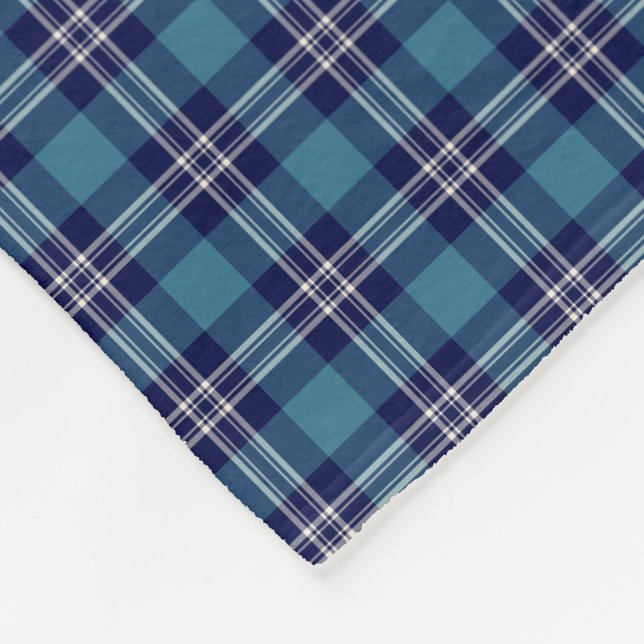 St Andrews Scotland District Tartan Fleecefilt (Hörn)