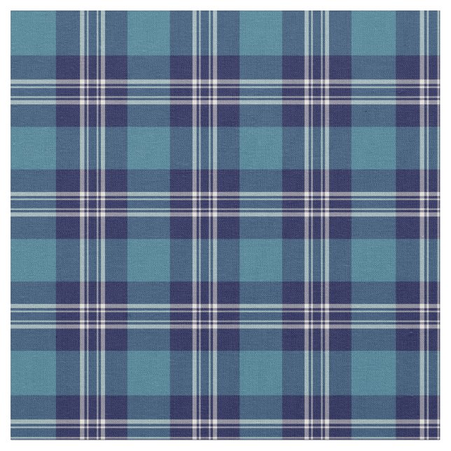 St Andrews Scotland District Tartan Tyg (Närbild)