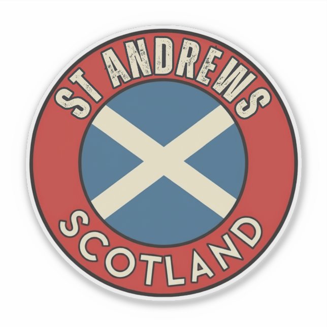 St Andrews, Skottland Klistermärken (Framsida)