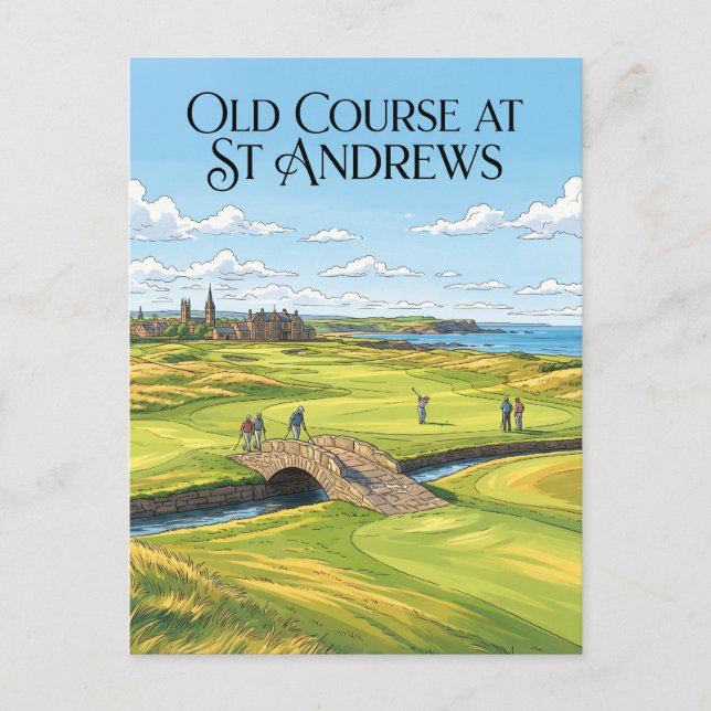 St Andrews Skottland Vykort (Framsida)