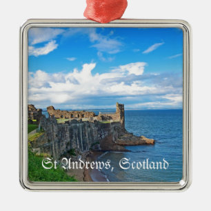 St Andrews slott, Skottland Julgransprydnad Metall