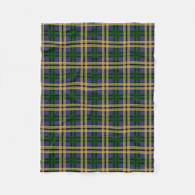 St. Andrews Universiteten Tartan Fleecefilt (Framsidan)