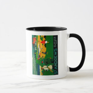 St Andrews vintage PosterEurope Mugg