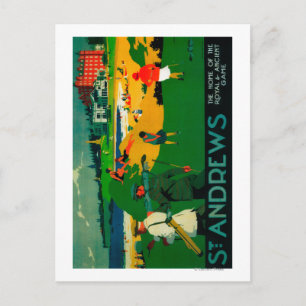 St. Andrews Vintage PosterEurope Vykort