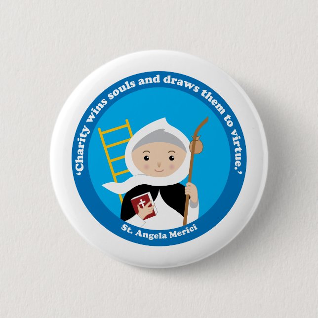 St. Angela Merici Knapp (Framsida)