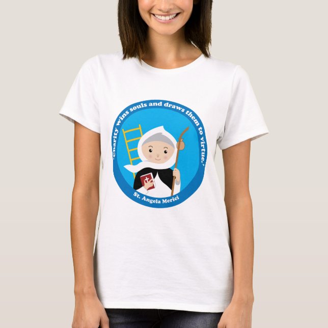 St. Angela Merici Tee Shirt (Framsida)