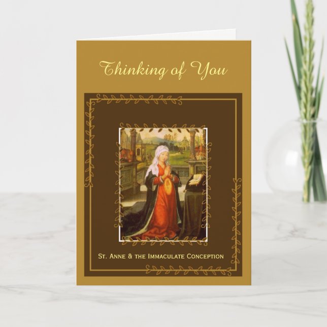 St. Anne & Immaculate Conception Mary Kort (Framsida)