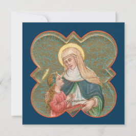 St. Anne och BVM i en Barbed Quatrefoil (BK67)