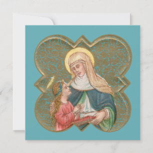St. Anne och BVM i en Barbed Quatrefoil (BK67)