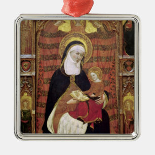 St Anne och oskulden Julgransprydnad Metall
