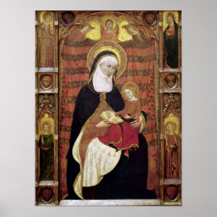St. Anne och Virgin Poster