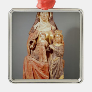 St Anne, oskulden och barn, Julgransprydnad Metall