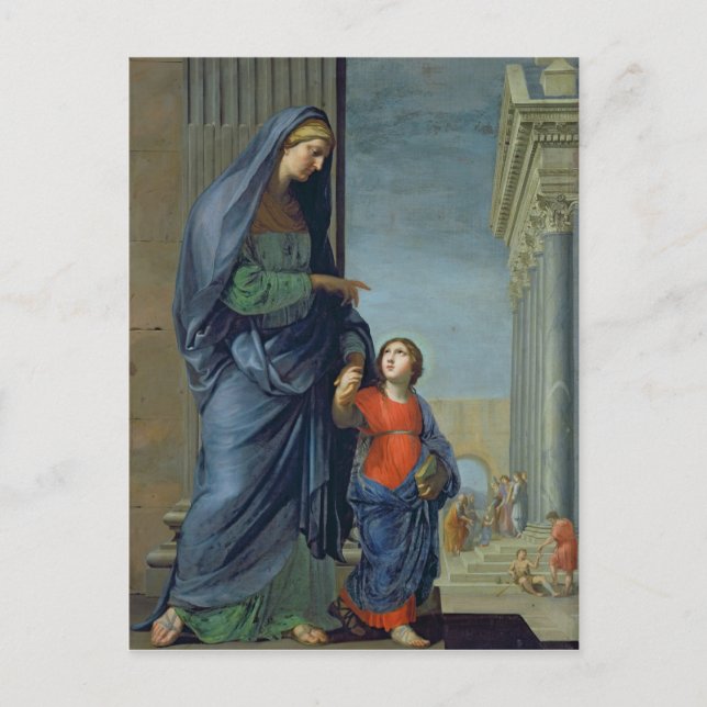 St. Anne som leder Junggin till Temple Vykort (Framsida)