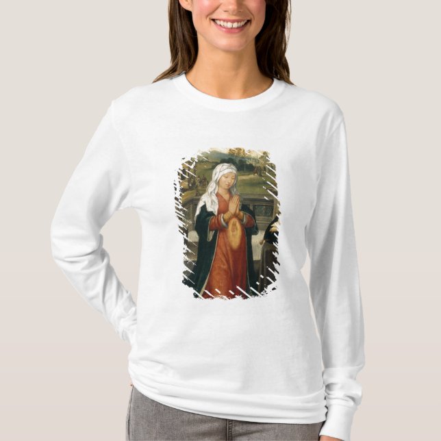 St Anne som tänker ut oskulden T-shirt (Framsida)