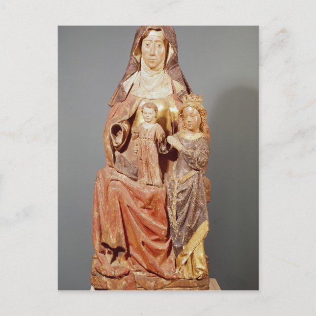 St. Anne, Virgin and Child Vykort (Framsida)