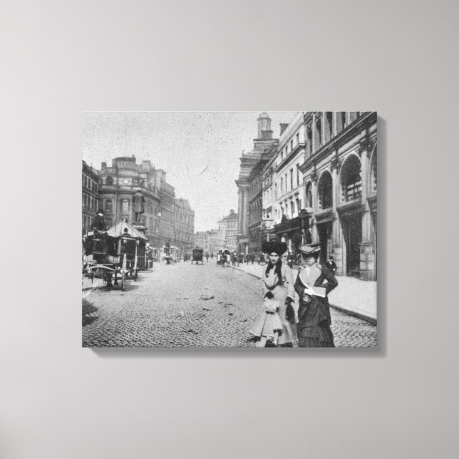 St. Ann's Square, Manchester, 1910 Canvastryck (Framsida)