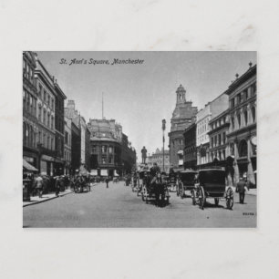 St. Ann's Square, Manchester, 1910 Vykort