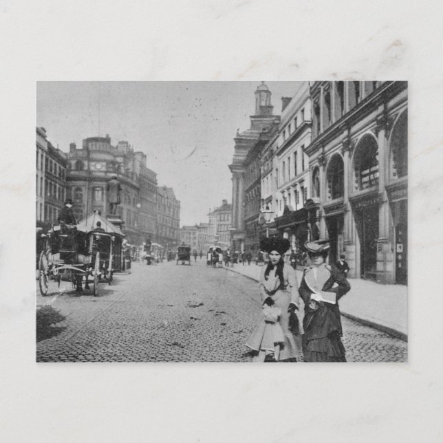 St. Ann's Square, Manchester, 1910 Vykort (Framsida)