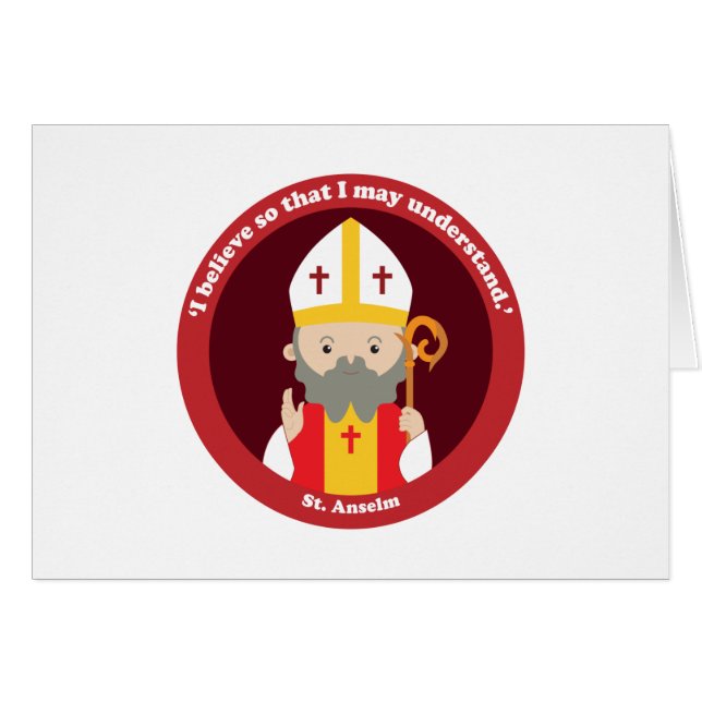 St. Anselm Hälsningskort (Framsidan Horizontal)