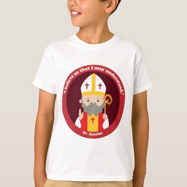St. Anselm T Shirt (Framsida)