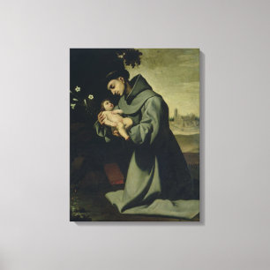 St Anthony av Padua Canvastryck