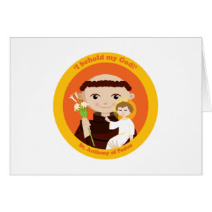 St Anthony av Padua Hälsningskort