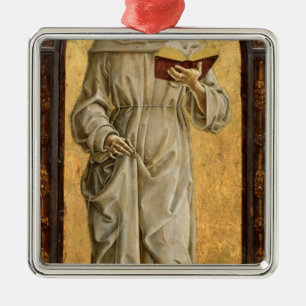 St Anthony av Padua läsning Julgransprydnad Metall