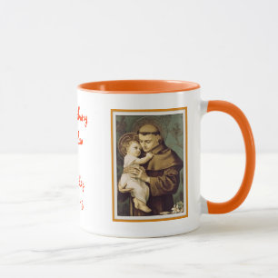 St Anthony av Padua Mugg