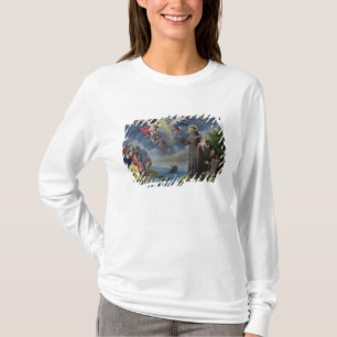 St Anthony av Padua som predikar till fisken Tee Shirt