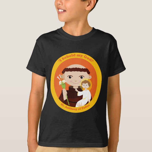 St Anthony av Padua T Shirt (Framsida)