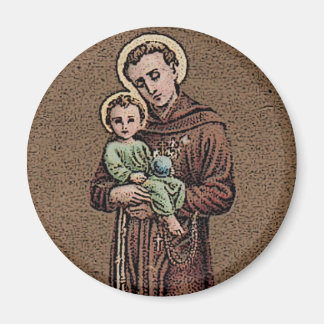 St. Anthony & Baby Jesus Magnet