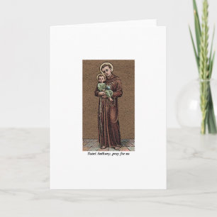 St Anthony ber för oss Kort