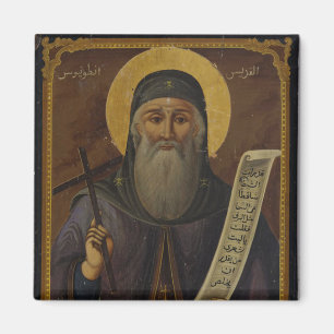 St. Anthony, den Underbara ortodoxa kristna ikonen Magnet