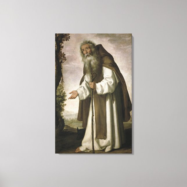 St. Anthony Dispirited, 1640 (olja på canvas) Canvastryck (Framsida)