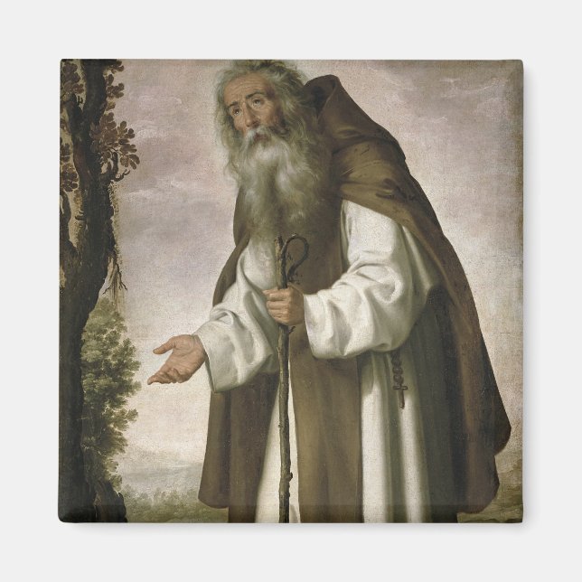 St. Anthony Dispirited, 1640 (olja på canvas) Magnet (Framsidan)