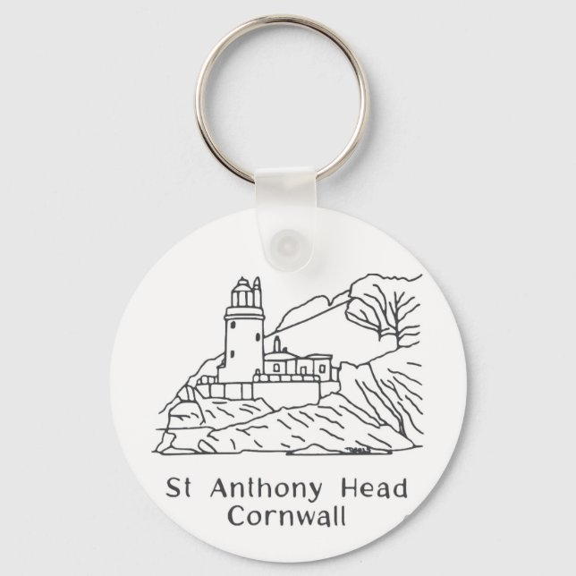 St Anthony Lighthouse Keyring Nyckelring (Framsida)